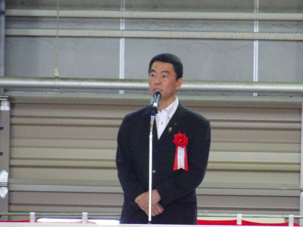 村井宮城県知事も復興を祝しこの日を祝った。